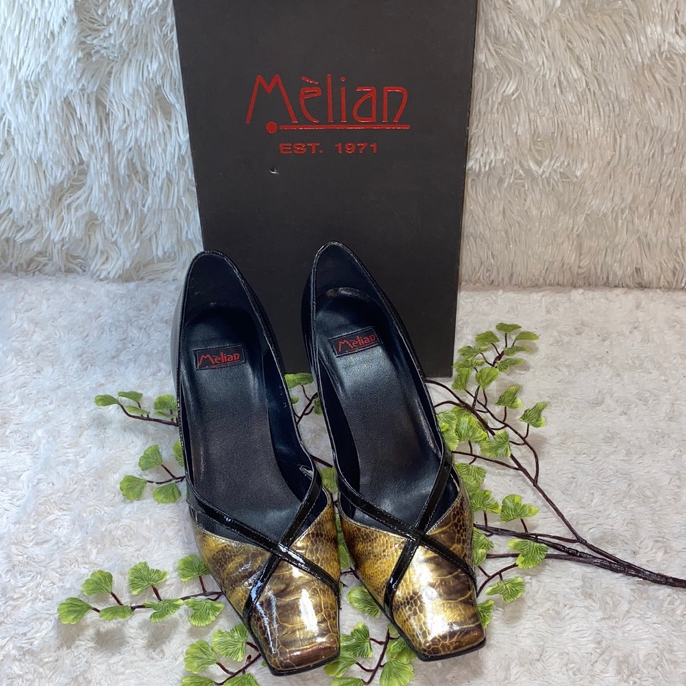Paul Melian Alligator Style Ombre Heels
